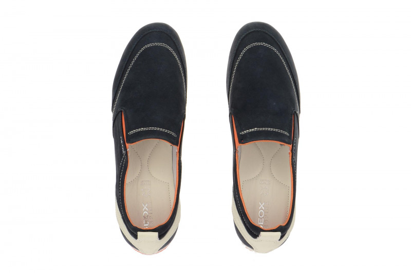 Geox Vega Slipper blau Nubuck - D5209B