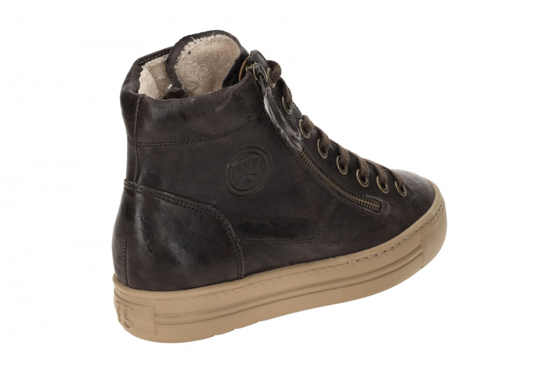 Paul Green 4024 Mid-Sneaker Schuhe dunkelbraun moro