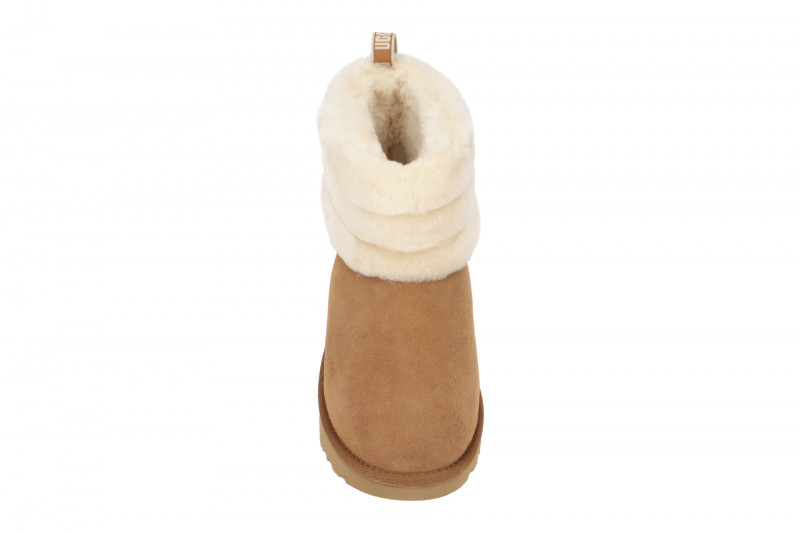 UGG Stiefel hellbraun beige Fluff Mini Quilted