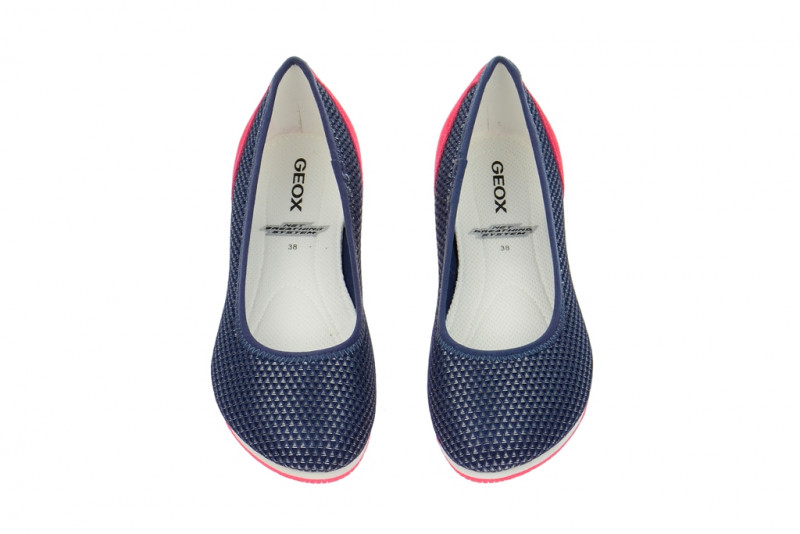 Geox Xense Ballerina blau navy pink