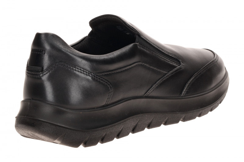 Ecco City Stride Slipper Schuhe schwarz Glattleder 571824
