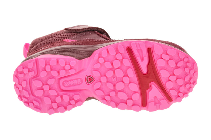 Ecco Receptor Kinder Schuhe Mid Cut rot pink Waterproof 724752