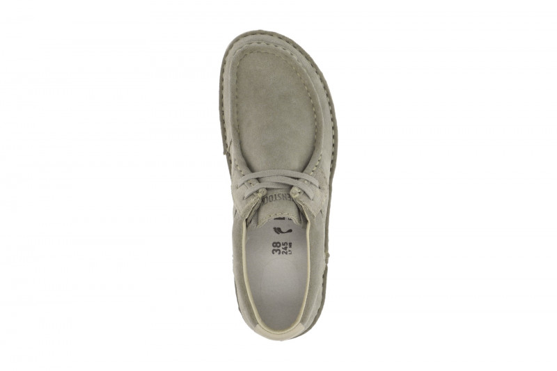 Birkenstock Pasadena Mokassin Schuhe grau taupe SCHMAL 1029677
