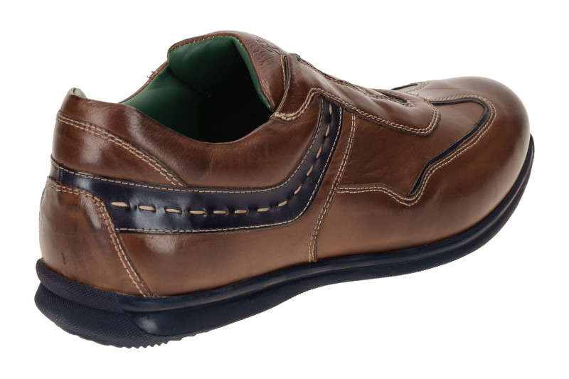 Galizio Torresi Schuhe Slipper braun blau 313098