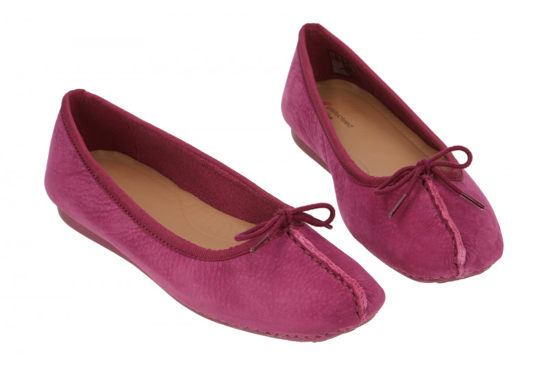 Clarks Freckle Ice Ballerina lila Nubuck