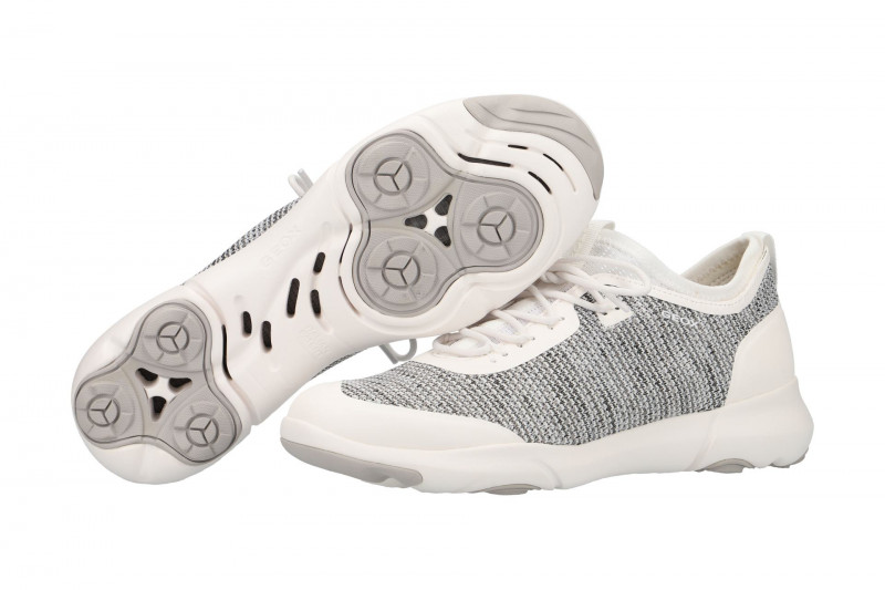 Geox Nebula Schuhe weiß grau Damen