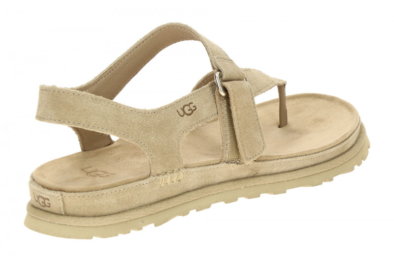 UGG Goldengaze Toe Post Zehentrenner Sandale beige 1175134