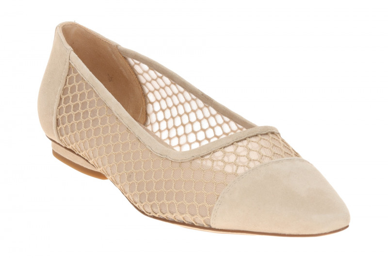 Peter Kaiser Ballerina beige Netz 72119