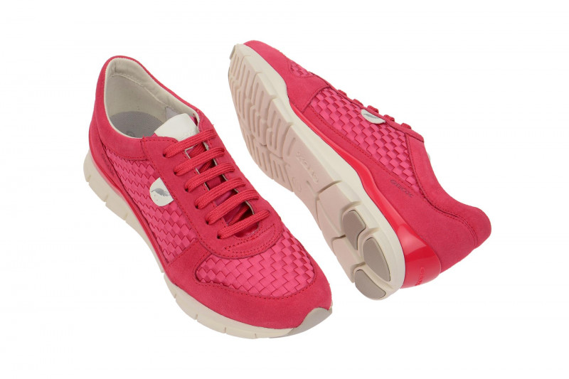 Geox Sukie Schuhe pink karo D52F2A