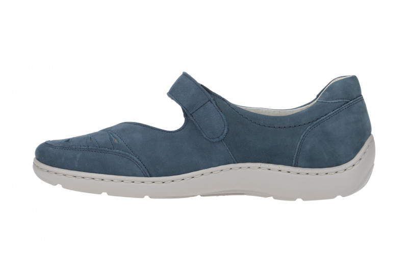 Waldläufer Henni Mary-Jane Schuhe blau jeans 496309