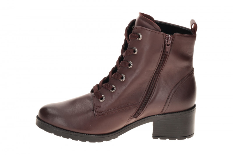 Gabor Fashion Schnür Stiefelette dunkelrot merlot 72.816.69