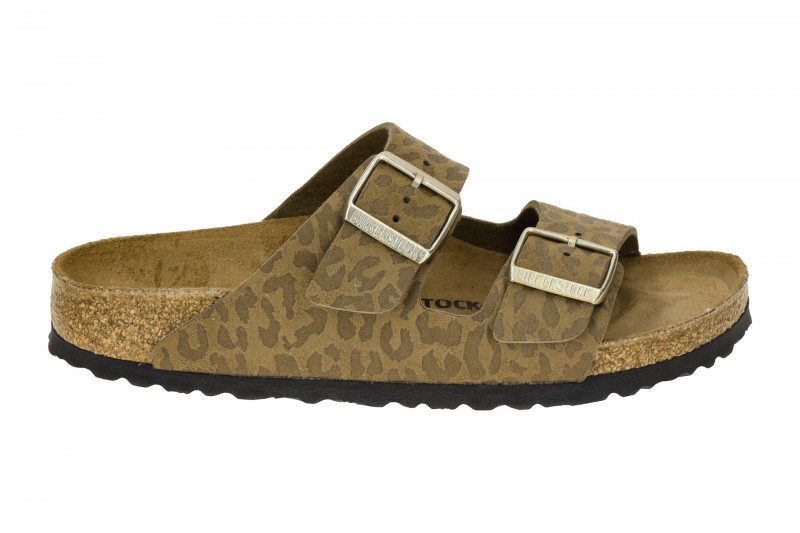 Birkenstock Arizona BS Pantolette grün khaki LEO SCHMAL 1030586