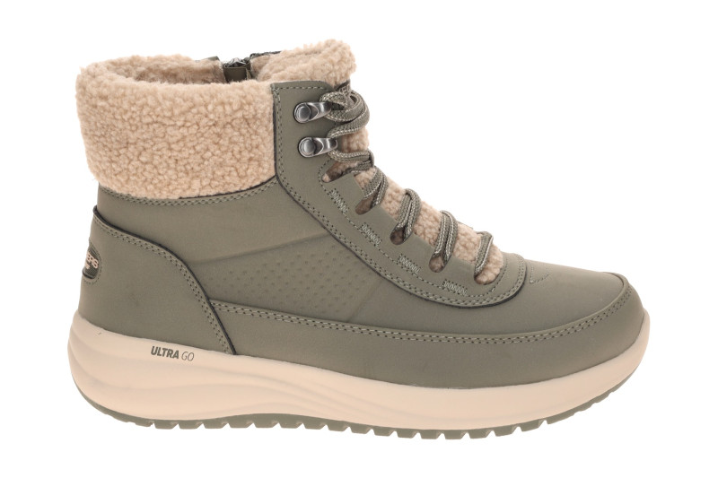 Skechers On-The-Go Stiefeletten grün olive Damen wasserdicht 144746