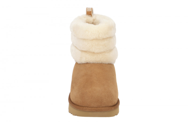 UGG Stiefel hellbraun beige Fluff Mini Quilted