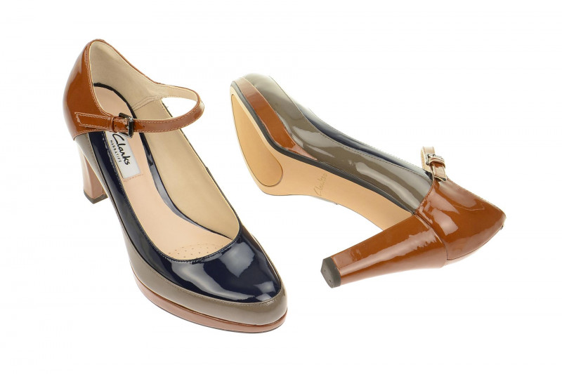 Clarks Kendra Dime Pumps multicolor Lack