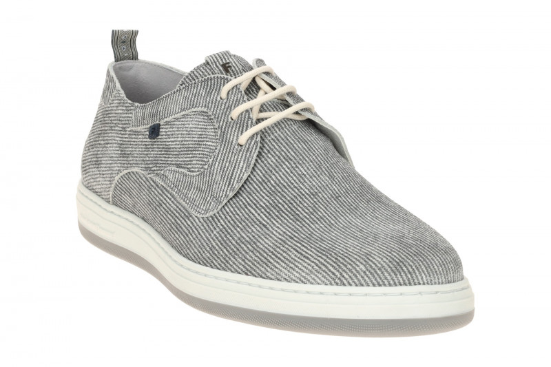 Floris van Bommel De Dijker Schuhe grau weiß H-Weite 30309