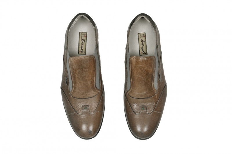 Bello Schuhe D292 beige braun Slipper