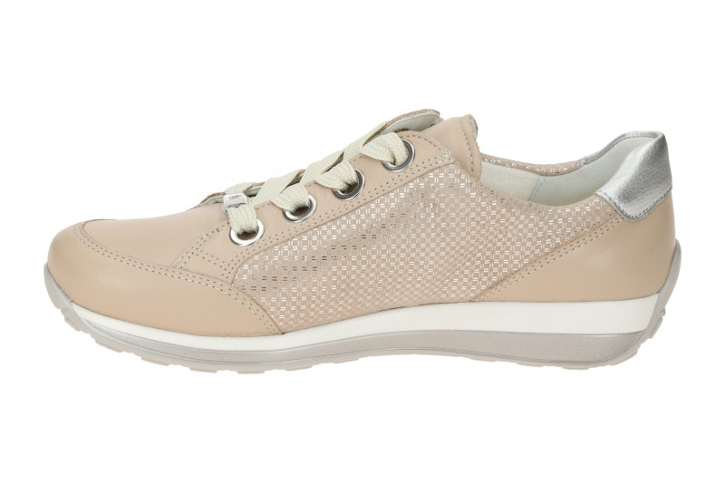 ARA Osaka Schuhe Sneaker beige silber Effekt 12-44587
