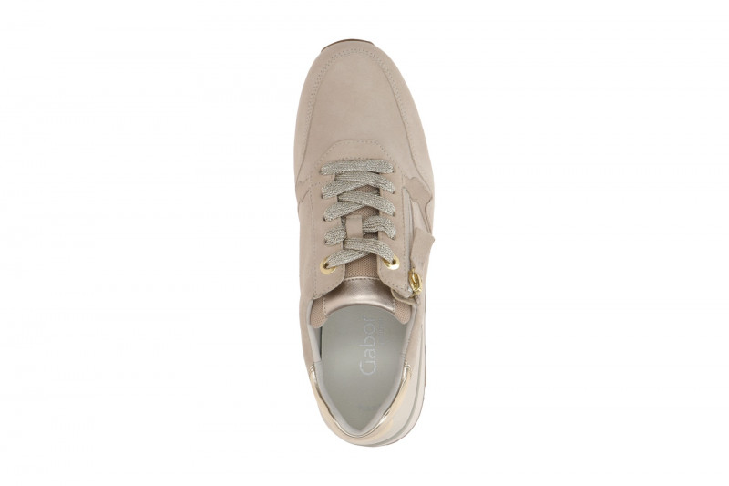Gabor Sneaker Schuhe beige gold G-Weite 66.347.34