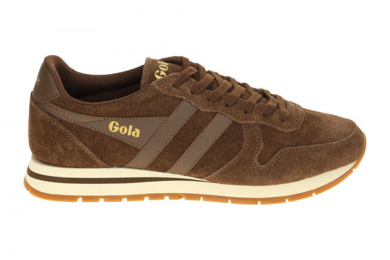 Gola Daytona Schuhe Sneakers braun Herren Velour CMB910DT