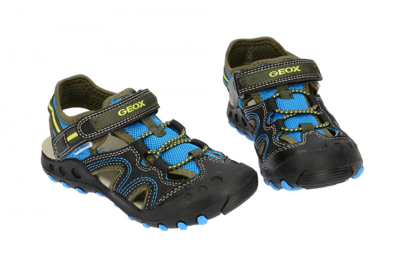 Geox Jungen Sandalen schwarz blau wassertauglich