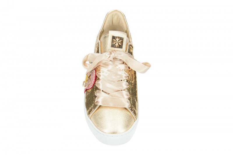 Högl Schuhe platin beige Pailletten Swarovski
