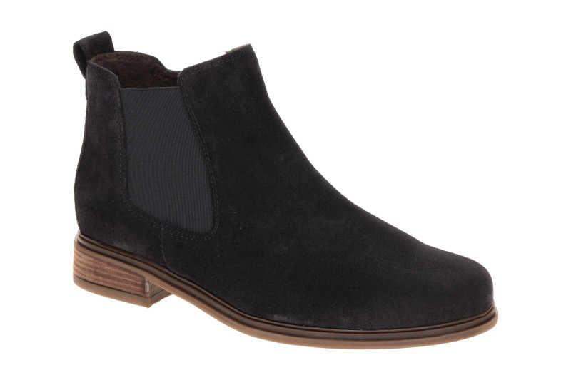 Gabor Stiefelette blau Velour 8040.03.005
