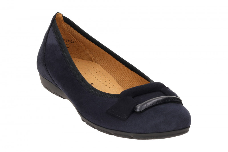 Gabor Schuhe Ballerina Slipper blau 74.166.16