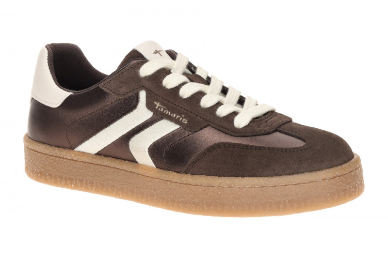 Tamaris Schuhe Sneaker braun metallic 23723