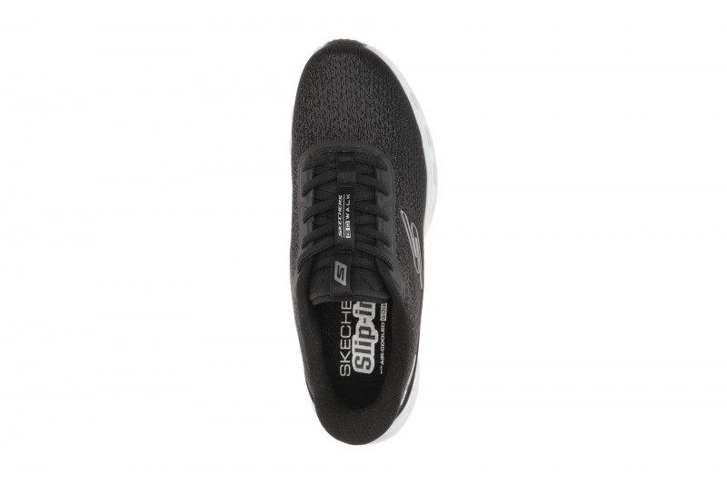 Skechers Go Walk Gliede Step Slipper schwarz SLIP-IN 125124