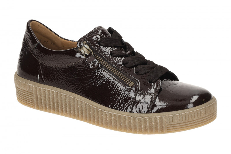 Gabor Schuhe Sneakers braun Lack 73.334.98