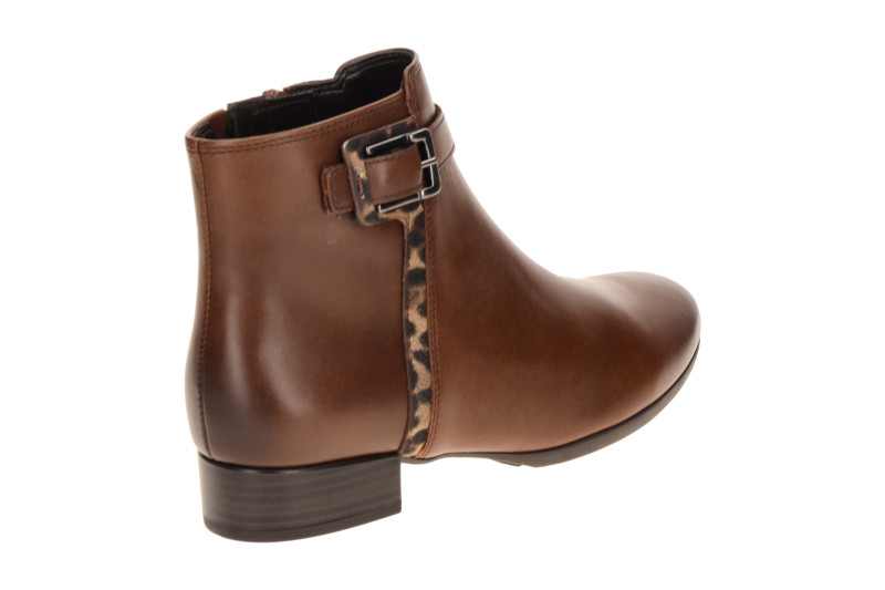 Gabor Stiefelette braun saddle H-Weite Schnalle 8031.01.003