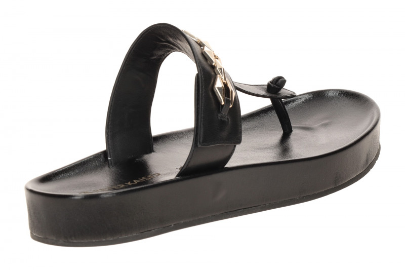 Peter Kaiser Zehentrenner Plateau Pantolette schwarz Nappa 77105