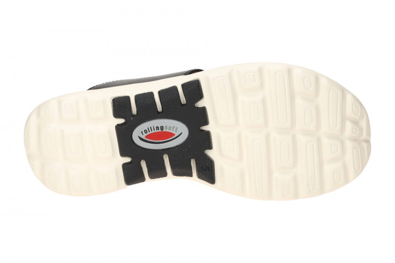 Gabor RollingSoft Pantolette schwarz Glattleder 86.812.67