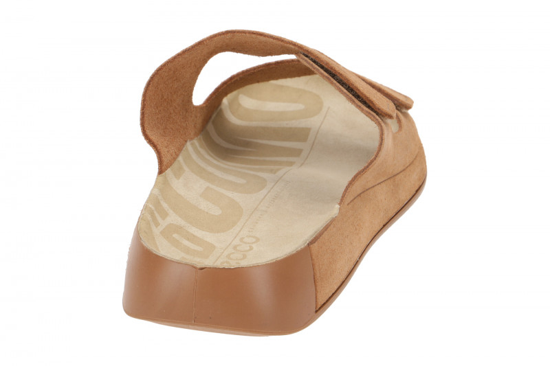 Ecco Cozmo Herren Pantolette braun cashmere Klett 500904