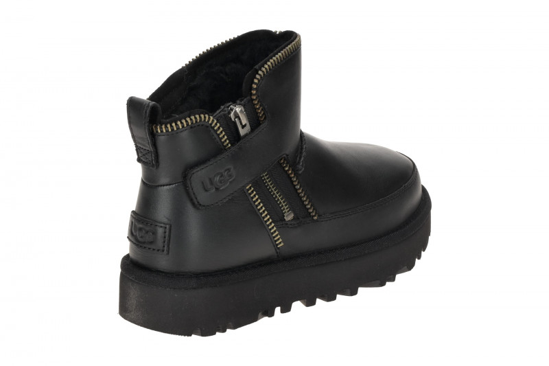 UGG Classic Mini Moto Boot Stiefel schwarz 1164690