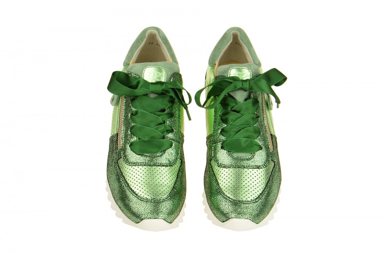 Paul Green Schuhe Sneakers grün metallic 4650