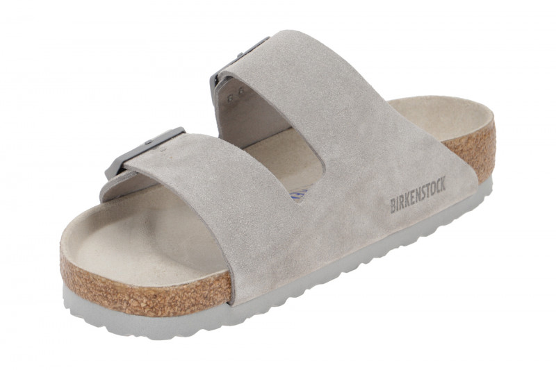 Birkenstock Arizona BS Pantolette grau Normal-Weit 1020507