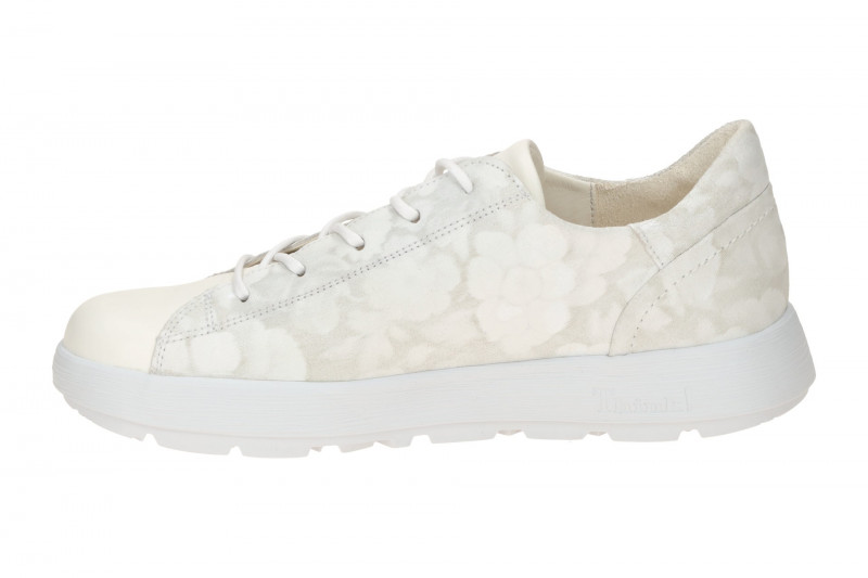 Think Comoda Schuhe weiß Lack Blüten 1160