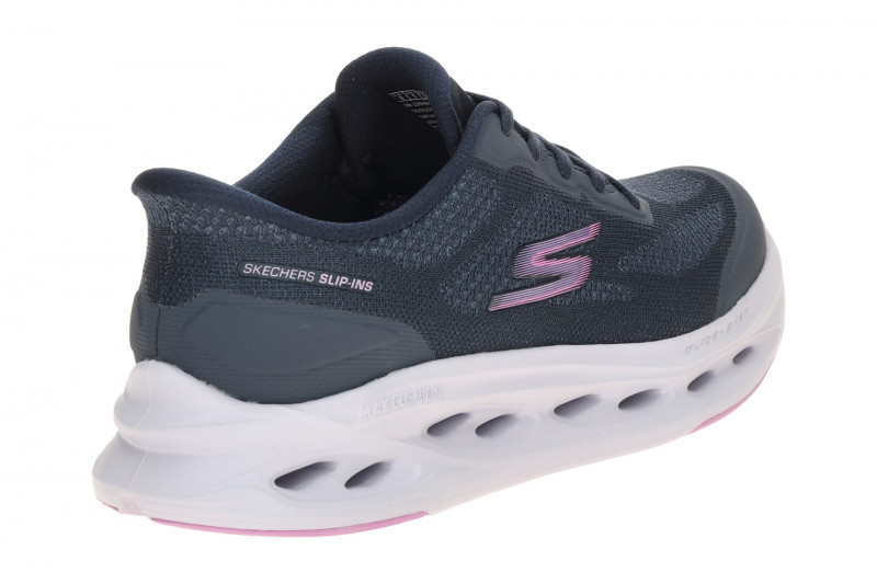 Skechers MAX CUSHIONING Schuhe blau Damen Glide-Step 129403