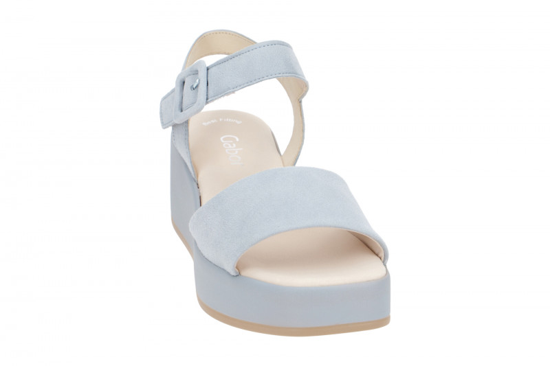 Gabor Plateau Sandale hellblau 24.531.16