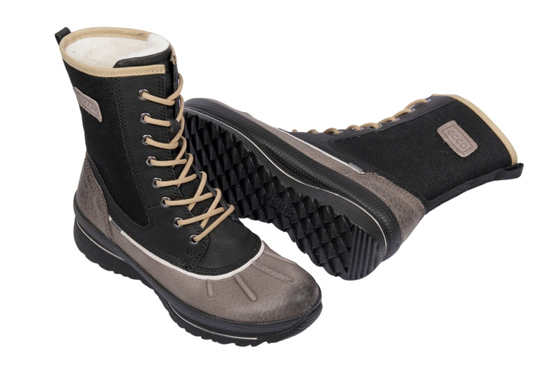 Ecco Hill Stiefel in braun schwarz Gore-Tex Warmfutter
