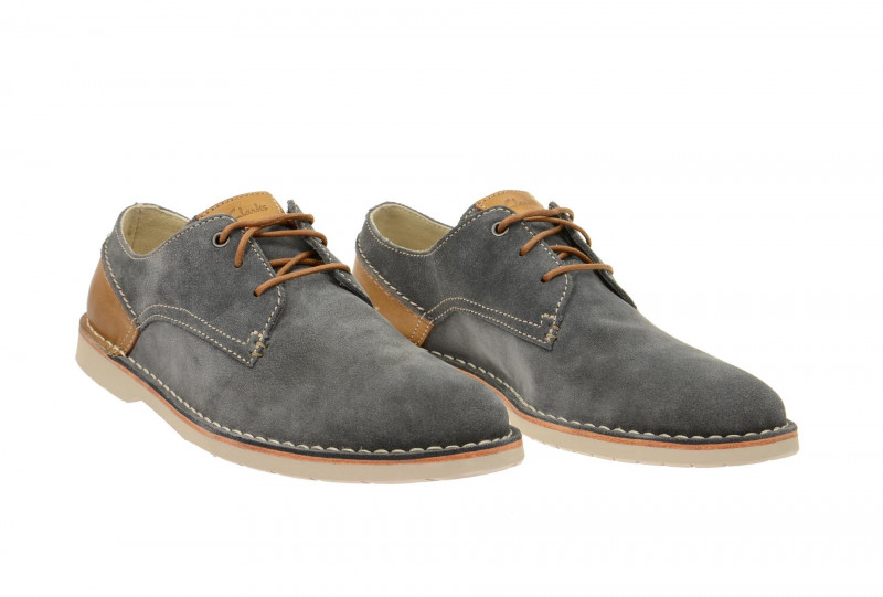Clarks Hinton Fly Schuhe blau grau