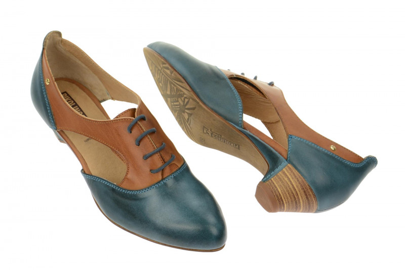 Pikolinos Elba Schuhe grün braun W4B-4510 petrol
