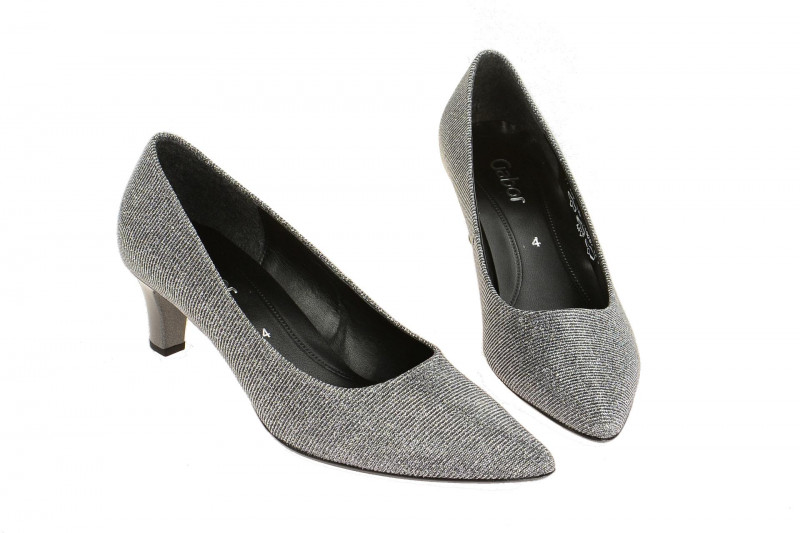 Gabor Pumps silber grau effekt 71.250.69