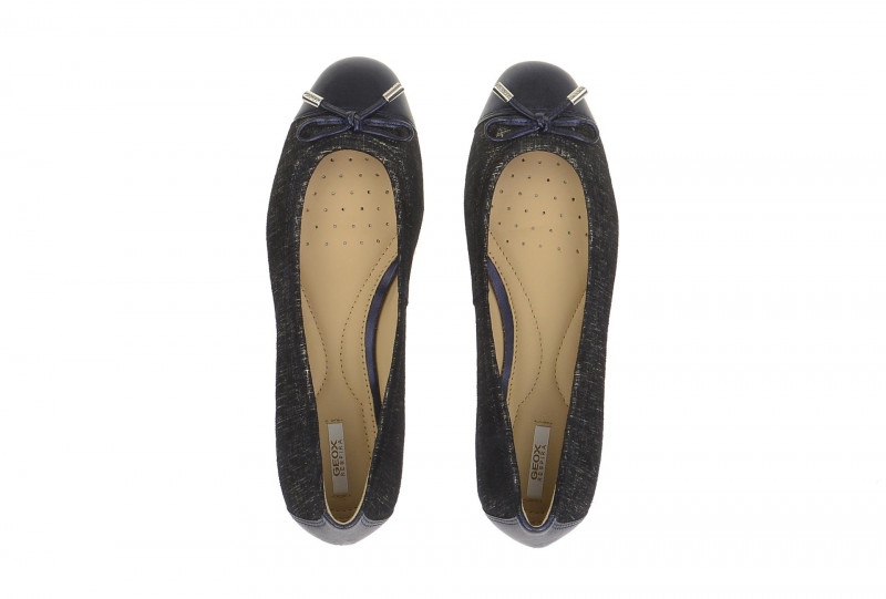 Geox Lola Ballerina blau silber - D93M4A