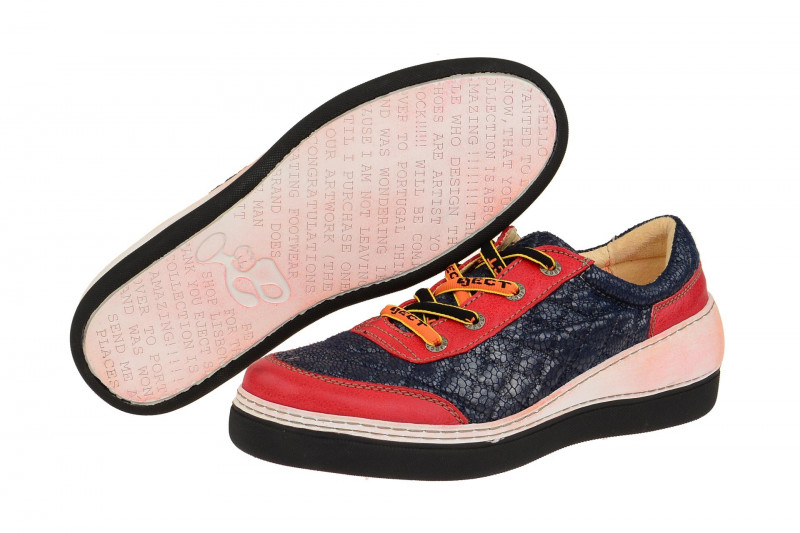 Eject Feeling Schuhe rot blau mix 18072