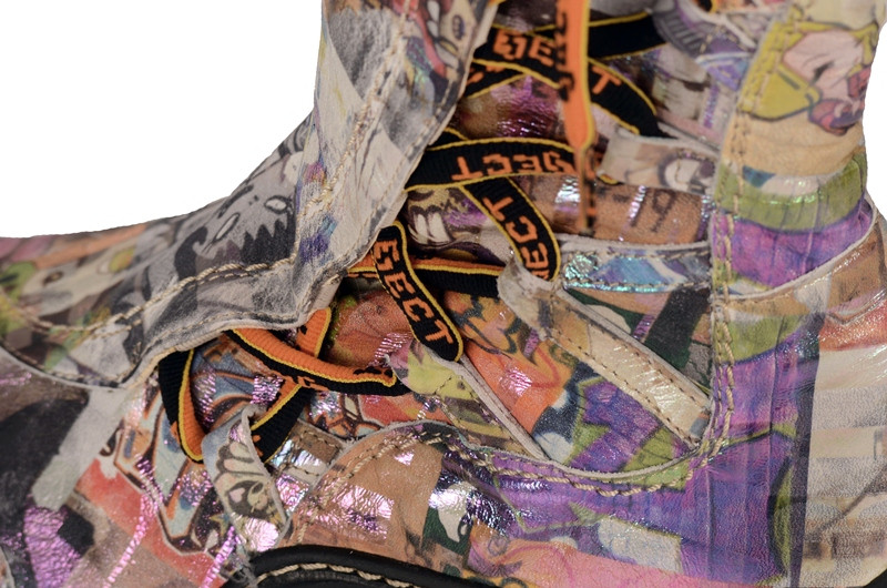 Eject Skat Stiefel print Muster 15055