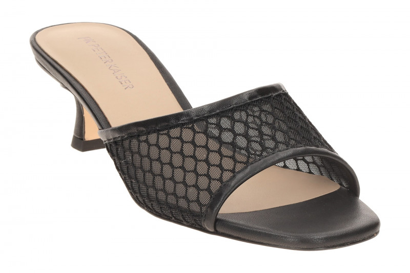 Peter Kaiser Pantolette schwarz Kitten Heel 77210