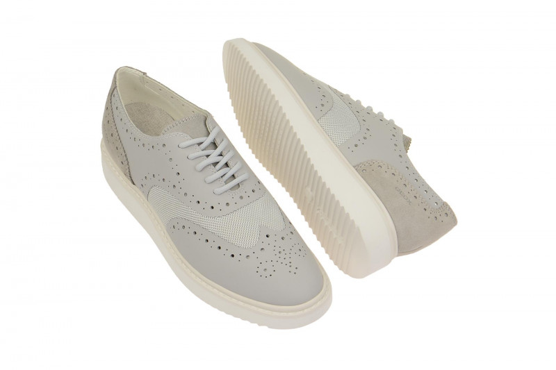 Geox Budapester Schuhe Thymar grau